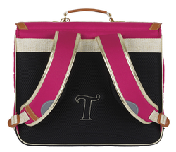 CARTABLE TANN'S PALOMA FRAMBOISE 41CM 41113 www.solene-maroquinerie.fr