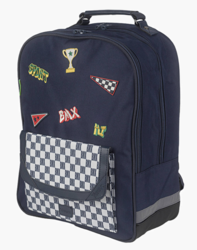 SAC A DOS TANN'S MATHO BLEU L POCHE AIMANTE 74252 www.solene-maroquinerie.fr