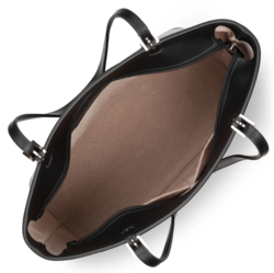 SAC CABAS LANCASTER CONSTANCE NOIR 437-07 NOIR www.solene-maroquinerie.fr