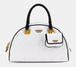 SAC A MAIN GUESS MILDRED SURPIQU BLANC QA8962060 www.solene-maroquinerie.fr