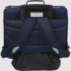 CARTABLE A ROULETTES TANN'S 41CM ILYES BLEU 43142 www.solene-maroquinerie.fr