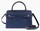 SAC A MAIN MOYEN MODELE LE TANNEUR EMILIE EN CUIR SUEDE EFFET DENIM TEMI16M5Q82 www.solene-maroquine
