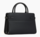 SAC A MAIN EN CUIR LE TANNEUR EMILIE SIGNATURE T NOIR TEMI1610N01 www.solene-maroquinerie.fr
