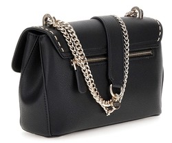 SAC EN BANDOULIERE GUESS NASTRA BLACK BG963721 www.solene-maroquinerie.fr