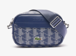 PETIT SAC REPORTER THE BLEND LACOSTE MONO MARINE 166 LAPONIE NH4586BG M83 www.solene-maroquinerie.fr
