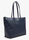 Sac cabas zipp LACOSTE L.12.12 Concept uni marine NF1888PO141 www.solene-maroquinerie.fr