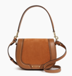 SAC BANDOULIRE MOYEN MODLE LE TANNEUR ELLA EN CUIR GRAIN ET SUEDE MARRON TAN TNGI1211G05 www.sole