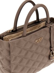 SAC A MAIN GUESS TAMSIN DARK TAUPE QG963206 www.solene-maroquinerie.fr