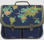 CARTABLE TANN&#039;S MARIUS BLEU 38CM www.solene-maroquinerie.fr