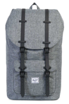 SAC A DOS HERSCHEL LITTLE AMERICA RAVEN CROSSHATCH 10014-01132-OS www.solene-maroquinerie.fr