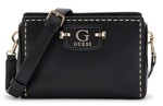 PETIT SAC EN BANDOULIERE  GUESS NASTRA MINI BLACK BG963772 www.solene-maroquinerie.fr