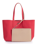 SAC CABAS LACOSTE ANNA RVERSIBLE BICOLORE ROUGE 240 VIENNOIS NF2142AA H75 www.solene-maroquinerie.f