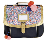 CARTABLE TANN&#039;S ANTONIA BLEU 35CM 35265 www.solene-maroquinerie.fr