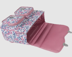 CARTABLE TANN'S 33CM FLEURS TARTINE ET CHOCOLAT 334415 www.solene-maroquinerie.fr
