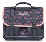 CARTABLE CAMLON VINTAGE FANTASY NAVY BLOSSOM 35CM www.solene-maroquinerie.fr