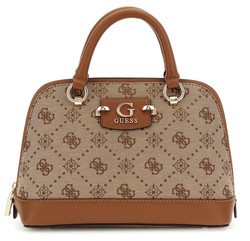 PETIT SAC A MAIN GUESS NEDA LATTE LOGO JP965405 www.solene-maroquinerie.fr