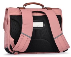 CARTABLE CAMLON VINTAGE FANTASY PINK SHINNY 38CM www.solene-maroquinerie.fr