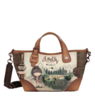 SAC A MAIN ANSES COURTES ANEKKE FOREST 35601-183 www.solene-maroquinerie.fr