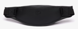 SAC BANANE ZIPP LACOSTE EN PETIT PIQU NOIR NH4436OO 000 www.solene-maroquinerie.fr