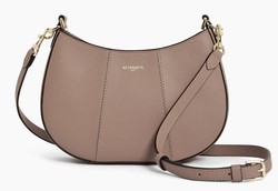 PETIT SAC DEMI LUNE LE TANNEUR JULIETTE EN CUIR GRAIN GRIS DE PARME TJET1050S12 www.solene-maroquin