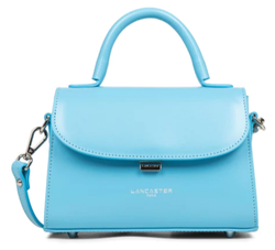 MINI SAC CABAS MAIN LANCASTER SUAVE EVEN BLEU ATOLL 433-16 BLEU ATOLL www.solene-maroquinerie.fr