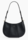 PETIT SAC DEMI LUNE LE TANNEUR JULIETTE EN CUIR GRAIN NOIR TJET1050N01 www.solene-maroquinerie.fr