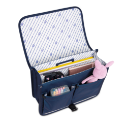 CARTABLE CABAIA DISCOVER MEDIUM 38CM MARANELLO www.solene-maroquinerie.fr