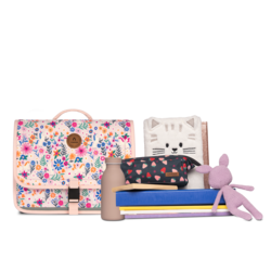 CARTABLE CABAIA DISCOVER SMALL 35CM WONDERLAND www.solene-maroquinerie.fr