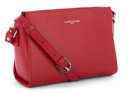 PETIT SAC TROTTEUR LANCASTER CONSTANCE 437-02 ROUGE www.solene-maroquinerie.fr