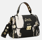 SAC A MAIN A RABAT ANEKKE SHODO NOIR 37773-400 www.solene-maroquinerie.fr