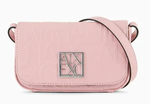 MINI SAC EN BANDOULIERE ARMANI EXCHANGE ROSE VERNIS 942734 CC794 18870 www.solene-maroquinerie.fr