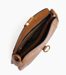 PETIT SAC A MAIN LE TANNEUR PIA MARRON TAN TPIA1200G05 www.solene-maroquinerie.fr