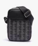 SACOCHE THE BLEND LACOSTE MONOGRAM NOIR GRIS NH4410LX H45 www.solene-maroquinerie.fr