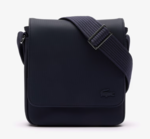 SACOCHE A RABAT MEN&#039;S CLASSIC LACOSTE MARINE NH4423HC 021 www.solene-maroquinerie.fr