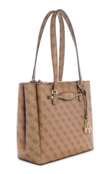 SAC CABAS GUESS KATYA LATTE LOGO SG965223 www.solene-maroquinerie.fr