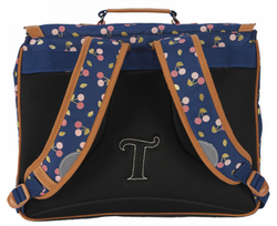 CARTABLE TANN'S ALEXA BLEU 41CM 41242 www.solene-maroquinerie.fr