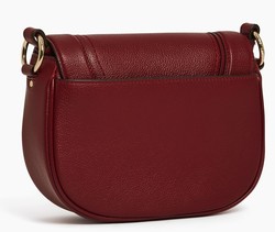 SAC BANDOULIRE MOYEN MODLE LE TANNEUR ELLA EN CUIR GRAIN ROUGE REVOLUTION TNGI1210R11 www.solene-