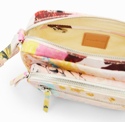 Petit sac  bandoulire peinture DESIGUAL 23SAXA82 1001 www.solene-maroquinerie.fr