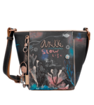 SAC EN BANDOULIERE ANEKKE CORAIL NOIR 34723-196 www.solene-maroquinerie.fr