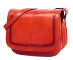 SAC BESACE KATANA EN CUIR DE VACHETTE COLLET VGTAL 66801 ROUGE www.solene-maroquinerie.fr