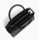 SAC A MAIN MOYEN MODELE LE TANNEUR EMILIE EN CUIR LISSE ET NUBUCK NOIR TEMI16M1N01 www.solene-maroqu
