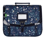 CARTABLE TANN&#039;S NINA BLEU 35CM 35260 www.solene-maroquinerie.fr