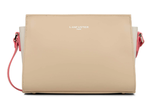 PETIT SAC TROTTEUR LANCASTER CONSTANCE BEIGE ECRU ROSE FONC 437-02 BEIGE_ECRF www.solene-maroquiner