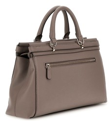 SAC A MAIN GUESS ECO ALI DARK TAUPE EBG951105 www.solene-maroquinerie.fr