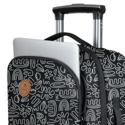 VALISE SOUPLE 2 ROUES CABAIA SOFT SUITCASE 2 WHEELS XS AMIENS www.solene-maroquinerie.fr