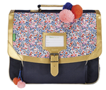 CARTABLE TANN&#039;S ANTONIA BLEU 38CM 38265 www.solene-maroquinerie.fr