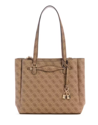 SAC CABAS GUESS KATYA LATTE LOGO SG965223 www.solene-maroquinerie.fr