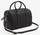 sac  main femme Lacoste zipp avec bandoulire ajustable noir NF3952DB 000 www.solene-maroquinerie.