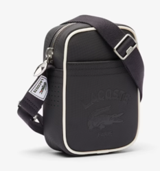 SACOCHE VERTICALE CLUB 1930 LACOSTE ABIMES FARINE NU4964UO K46 www.solene-maroquinerie.fr
