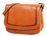 SAC BESACE KATANA EN CUIR DE VACHETTE COLLET VGTAL 66802 MARRON CLAIR www.solene-maroquinerie.fr